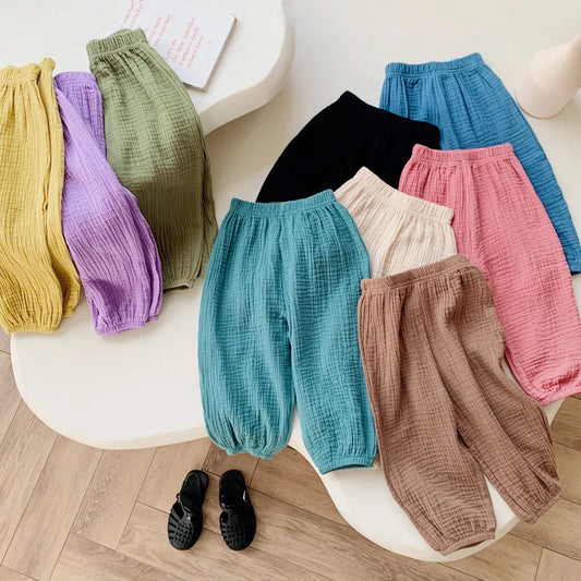 Linen Pants for baby girls