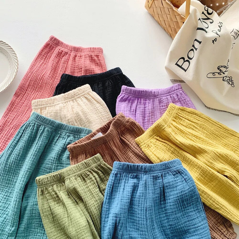 Linen Pants for baby girls