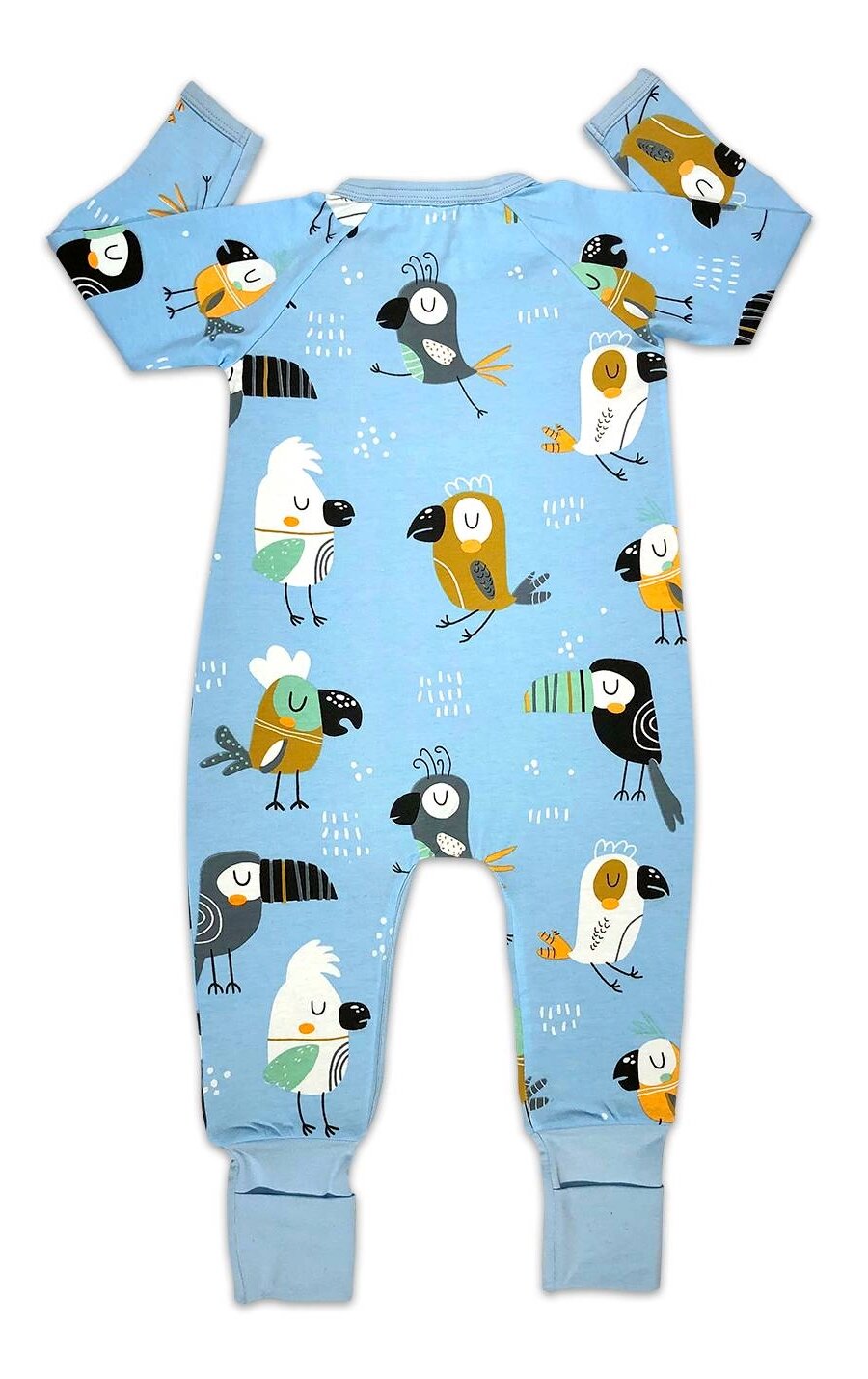 100% Cotton Bird Sleepwear - Ultra Cozy with Easy Diaper Changes