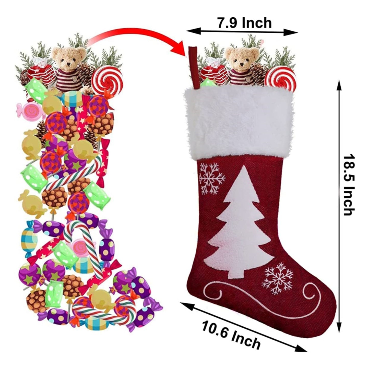 Xmas Stockings - Gift Pack (4 pcs)