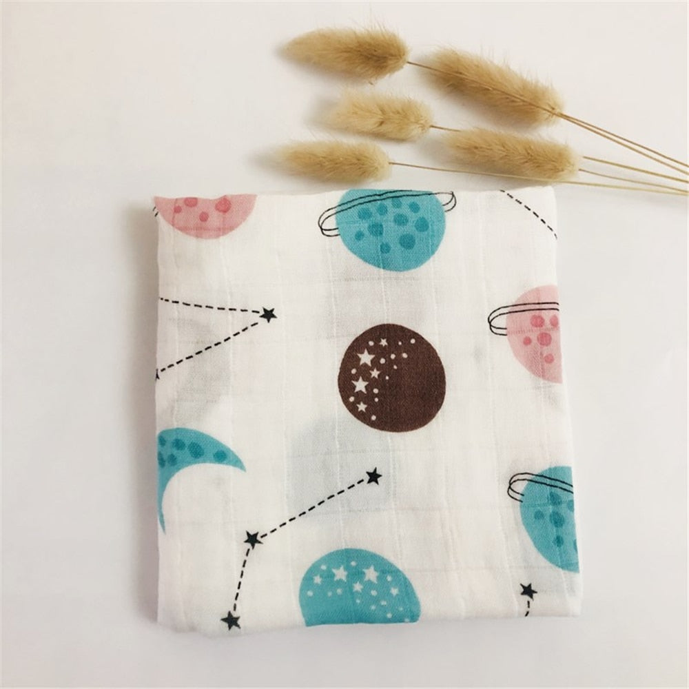 Newborn Organic Cotton Bamboo Baby Blanket
