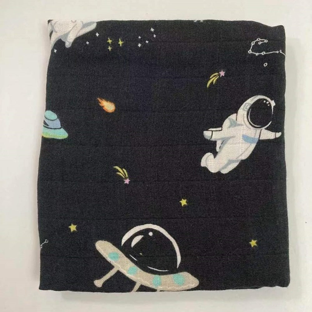 Organic Cotton Newborn Baby Blanket/Swaddle (24in x 24 in)