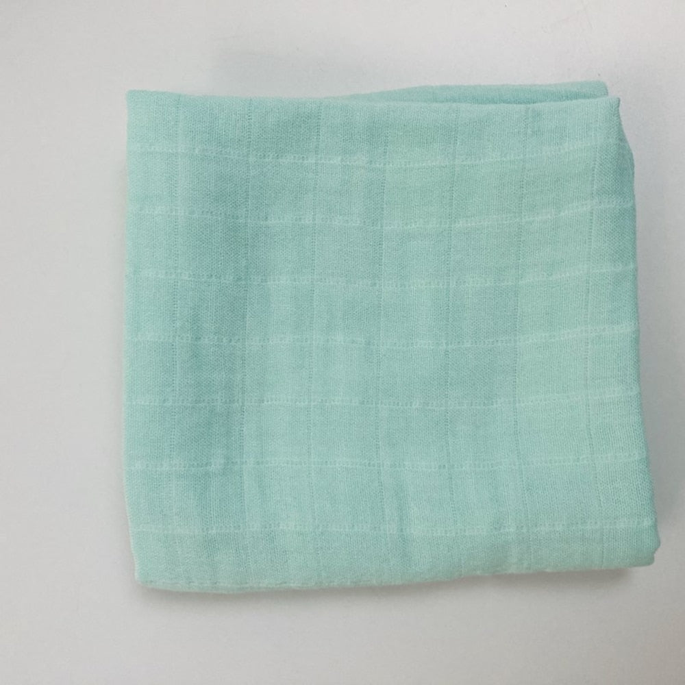 Organic Cotton Newborn Baby Blanket/Swaddle (24in x 24 in)