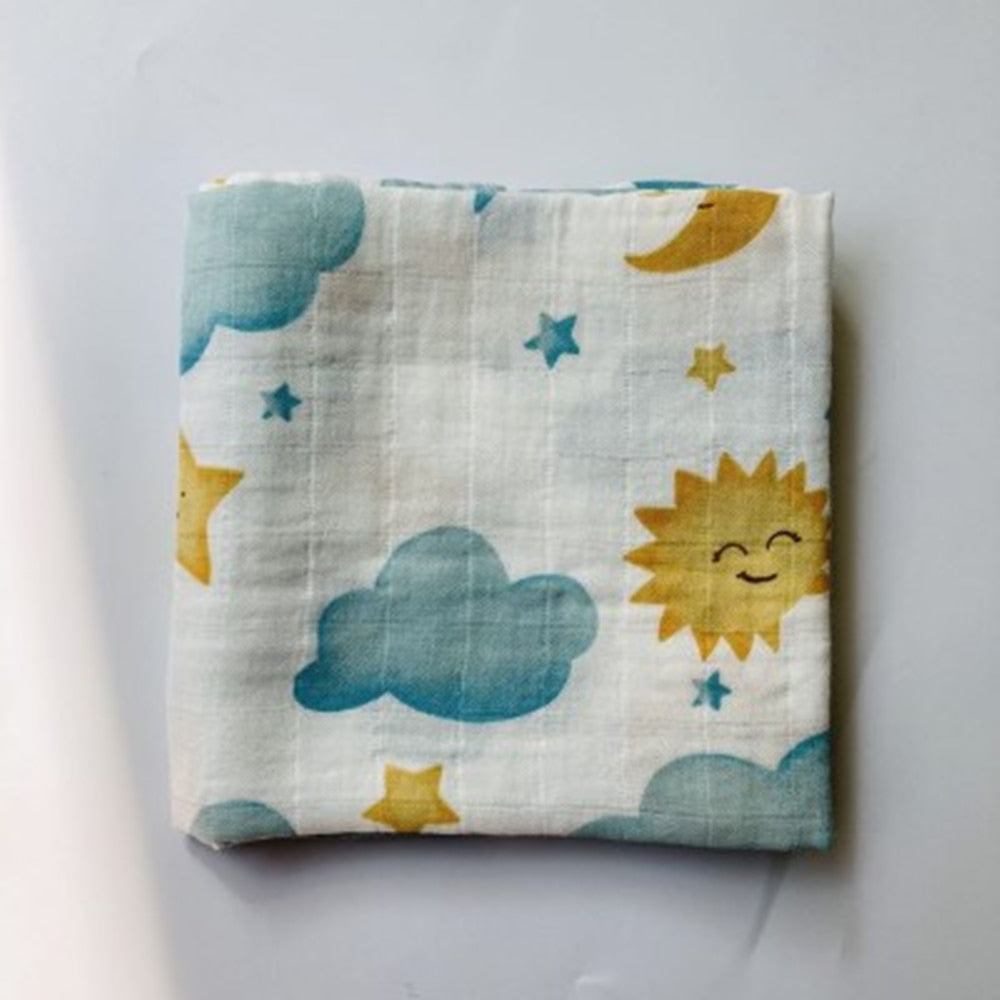 Organic Cotton Newborn Baby Blanket/Swaddle (24in x 24 in)